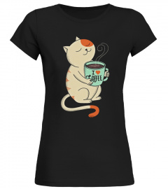 Cat and coffee, Funny cat shirt, cat lover shirt, cute cat shirt, funny cat t-shirt