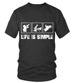 LIFE IS SIMPLE - SNOWMOBILING