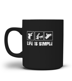 LIFE IS SIMPLE - SNOWMOBILING