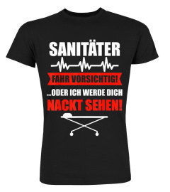 Sanitäter T-Shirt Rettungssanitäter Notarzt  Geschenk