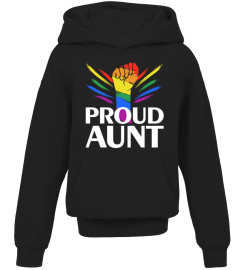 Proud Aunt Gay Pride Month LGBTQ Premium T-Shirt Hoodie