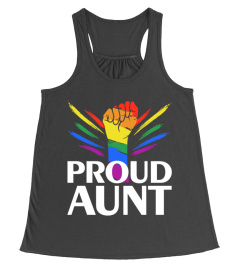 Proud Aunt Gay Pride Month LGBTQ Premium T-Shirt Hoodie