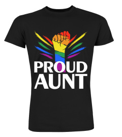 Proud Aunt Gay Pride Month LGBTQ Premium T-Shirt Hoodie