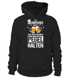 Bieroffizier I Pegel halten Lustiges Oktoberfest Sauf Shirt