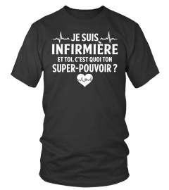 infirmière super-pouvoir t-shirt