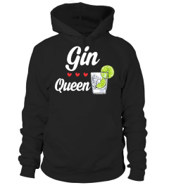 Gin Queen funny t shirt