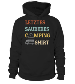 letztes sauberes Camping Shirt mit Wohnmobil TShirt Geschenk