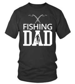 F Fishing Fathers Day Shirt Fishing Dad 