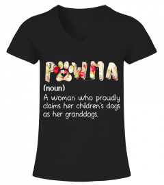 Pawma Definition T-shirt Grandma Shirt For Dog Lovers