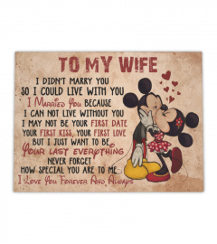 To My Wife - Canvas