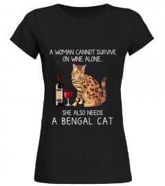 woman cannot on wine needs Bengal cat