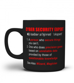 Funny Cyber Security Expert Definition T Shirt