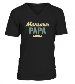 Monsieur Papa Père T-Shirt
