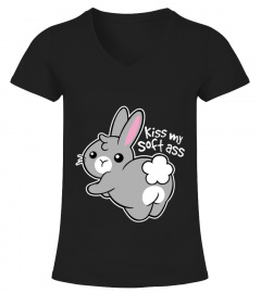 t-shirt rabbit KISS MY SOFT ASS