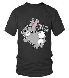 t-shirt rabbit KISS MY SOFT ASS