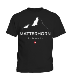 Matterhorn Schweiz Berge Bergsteigen Wandern T-Shirt