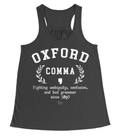 Oxford Comma Funny English Grammar Nerd 