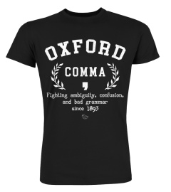 Oxford Comma Funny English Grammar Nerd 