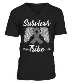 brain cancer survivor tribe gifts t shirt