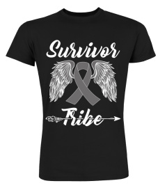 brain cancer survivor tribe gifts t shirt