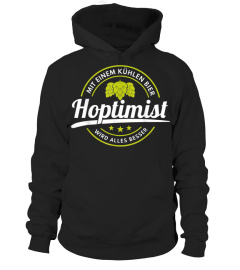 Lustiges Bier Hoptimist T Shirt Bierlieb