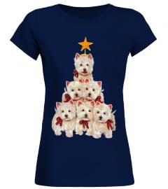 Westie Christmas Tree - Funny Xmas Shirt