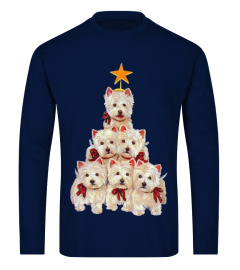 Westie Christmas Tree - Funny Xmas Shirt