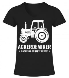 Ackerdemiker Landwirt Bauer Traktor Shir
