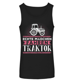 Damen Echte Mdchen Fahren Traktor Treck