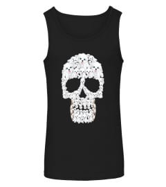 SKULL TEES FOR HALLOWEEN GIFT