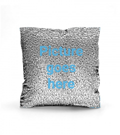 Personalized Photo Sequin Pillow Cover