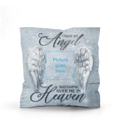 I Have An Angel Sequin Pillow Case