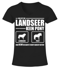 Landseer Kein Pony Hund Hunde Spruch Shi