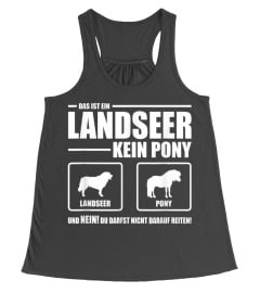 Landseer Kein Pony Hund Hunde Spruch Shi