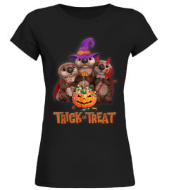 Trick Or Treat Otter Halloween Gift T-Shirt