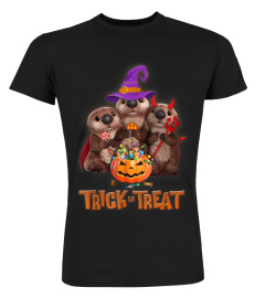 Trick Or Treat Otter Halloween Gift T-Shirt