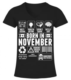 Born In November T-Shirt