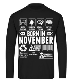 Born In November T-Shirt