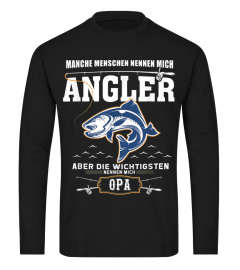 Angler Opa Fischer Angelrute Angeln Hobb