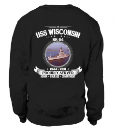 USS Wisconsin (BB-64) Hoodie