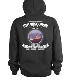 USS Wisconsin (BB-64) Hoodie