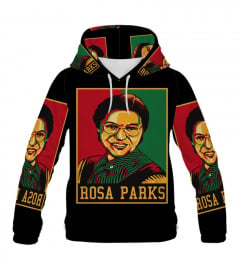 Rosa Parks Retro All-over Hoodie