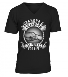 Grandpa And Grandson Gift Family Shirt Grandad Fist Bump Tee Shirts Hoodie