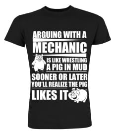 ARGUING WITH A MECHANIC IS LIKE...