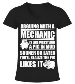 ARGUING WITH A MECHANIC IS LIKE...