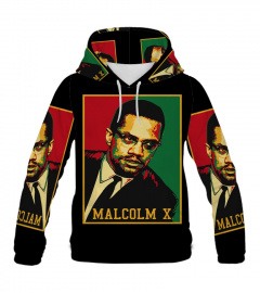 MALCOLM X Retro All-over Hoodie