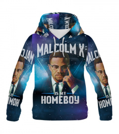 MALCOLM X Is My Homeboy All-over Hoodie