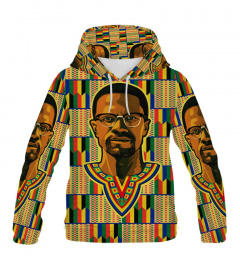 MALCOLM X Kente All-over Hoodie