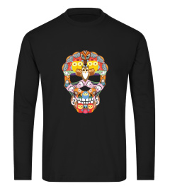 HALLOWEEN SKULL SHIRT WITH OWLS