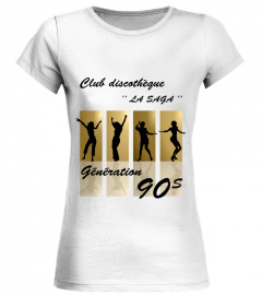 T-shirt génération 90s club La SAGA